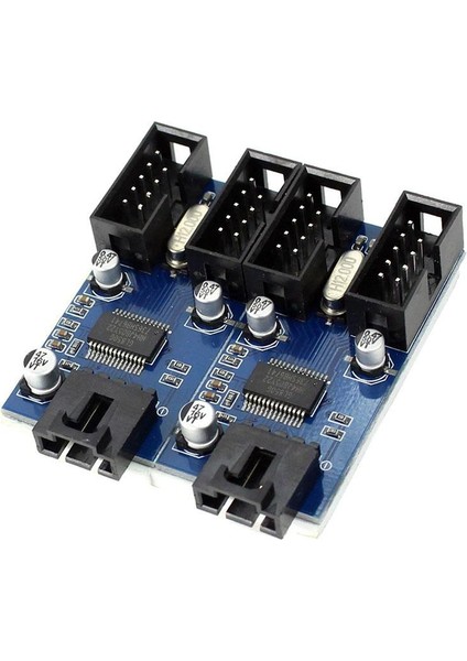 9 Pin Erkek To 4 Port Dişi USB 2.0 Çoklayıcı Kart