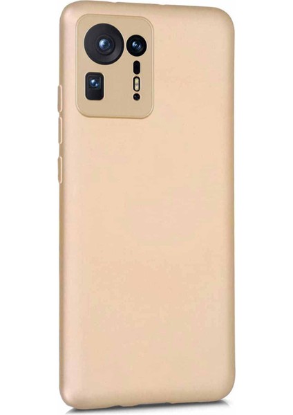 Matte Silicone Xiaomi Mi Mix 4 Kılıf Gold