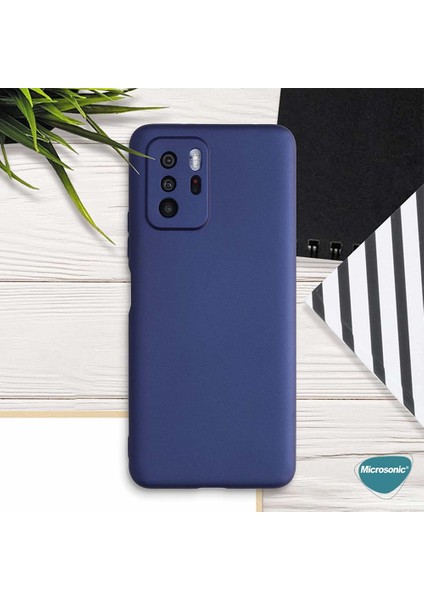 Matte Silicone Xiaomi Poco X3 Gt Kılıf Rose Gold