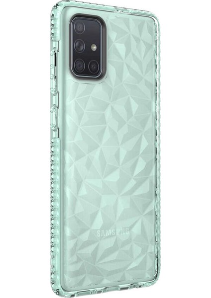 Samsung Galaxy A71 Kılıf Prism Hybrid Yeşil