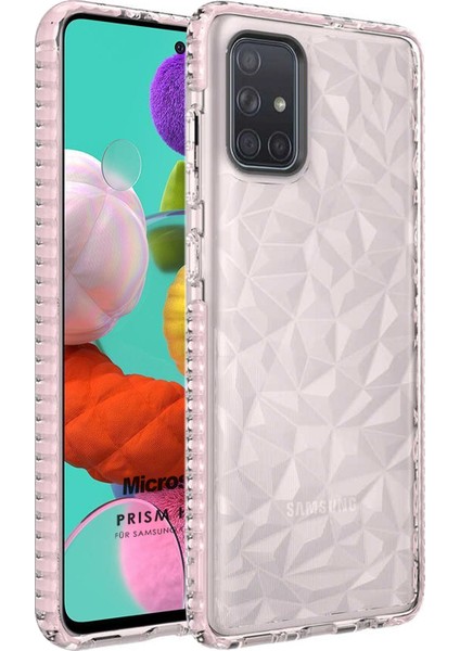 Samsung Galaxy A71 Kılıf Prism Hybrid Pembe