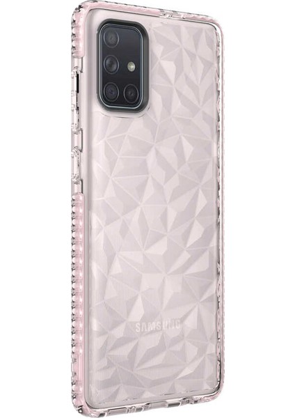 Samsung Galaxy A71 Kılıf Prism Hybrid Pembe