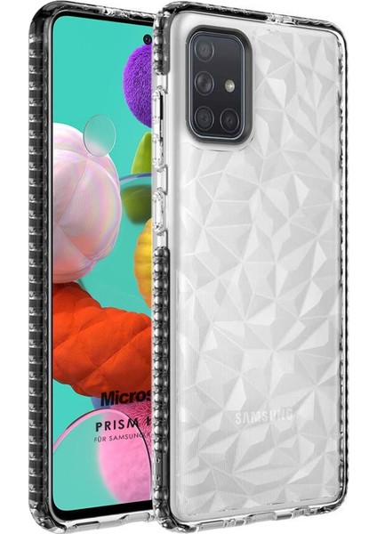 Samsung Galaxy A71 Kılıf Prism Hybrid Siyah