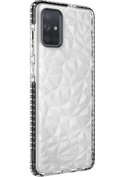 Samsung Galaxy A71 Kılıf Prism Hybrid Siyah