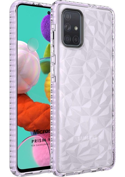 Samsung Galaxy A71 Kılıf Prism Hybrid Mor