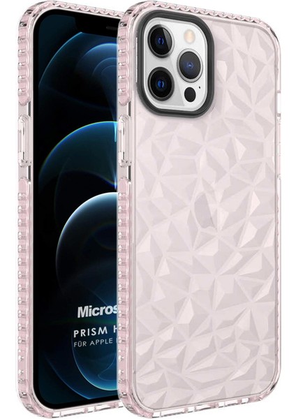 Apple iPhone 12 Pro Max Kılıf Prism Hybrid Pembe