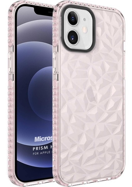 Apple iPhone 12 Kılıf Prism Hybrid Pembe