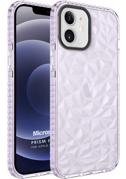 Apple iPhone 12 Kılıf Prism Hybrid Mor