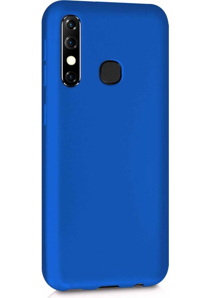 Matte Silicone Infinix Hot 8 Kılıf Mavi fiyatları