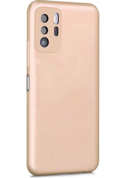 Matte Silicone Xiaomi Poco X3 Gt Kılıf Gold