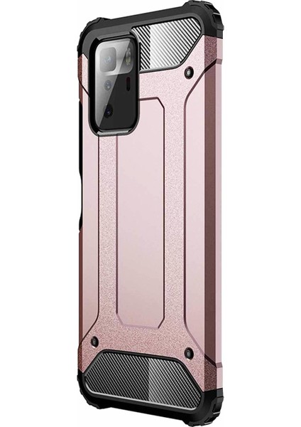 Xiaomi Poco X3 Gt Kılıf Rugged Armor Rose Gold