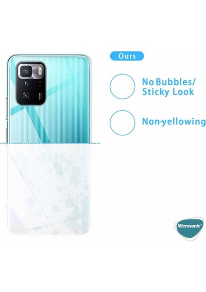 Xiaomi Poco X3 Gt Kılıf Transparent Soft Beyaz