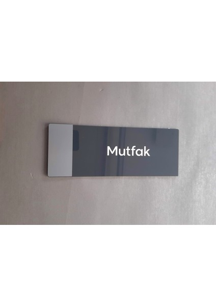 Klasik Seri Mutfak Kapı Isimliği 24 x 9 cm