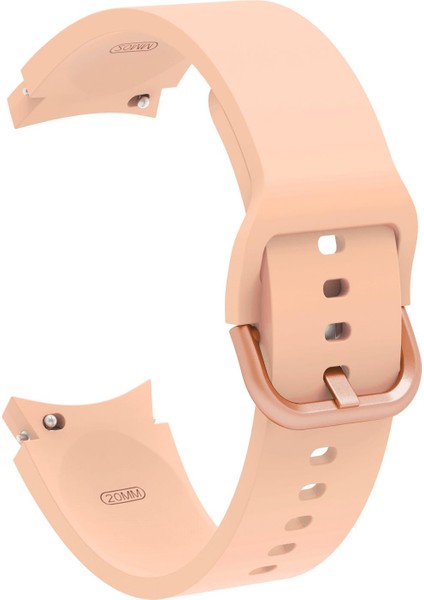 Samsung Galaxy Watch 4 40 / 44 mm Silikon Kordon Tam Uyumlu Pim Tasarımı Premium Spor Kayış