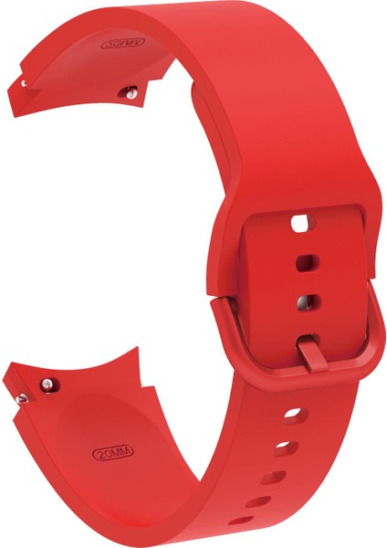 Samsung Galaxy Watch 4 Classic 42 / 46 mm Silikon Kordon Tam Uyumlu Pim Tasarımı Premium Spor Kayış