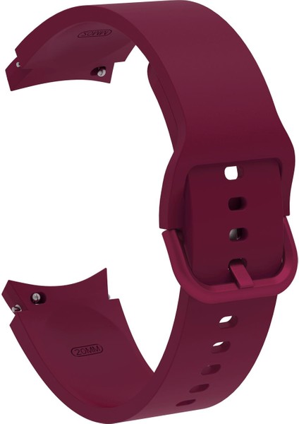 Samsung Galaxy Watch 4 Classic 42 / 46 mm Silikon Kordon Tam Uyumlu Pim Tasarımı Premium Spor Kayış