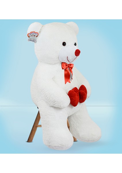 130 cm Çift Kalp Tutan Peluş Ayı fiyatları