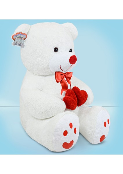 130 cm Çift Kalp Tutan Peluş Ayı fırsatları