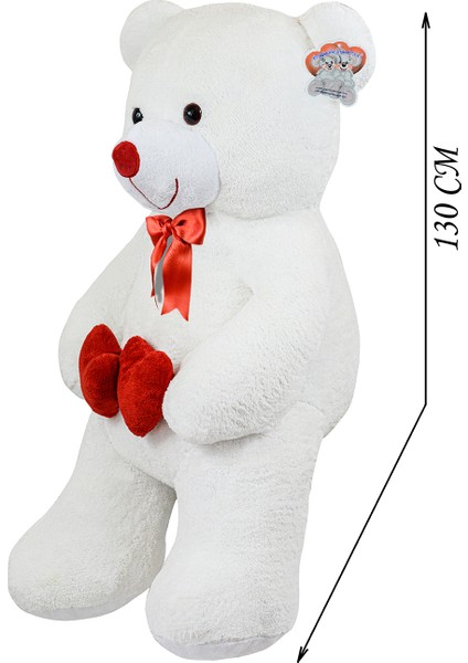 130 cm Çift Kalp Tutan Peluş Ayı indirimleri