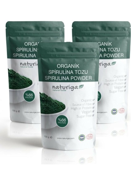 Spirulina Tozu 3'lü