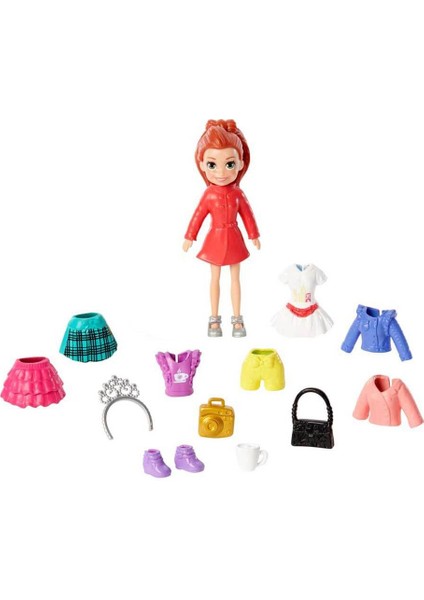 Diğer Polly Pocket Seyahatte Oyun Seti GFT92 - Eurotrip Style Pack