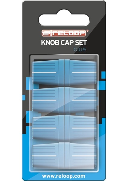 Knob Cap Set Blue (Set Of 8)