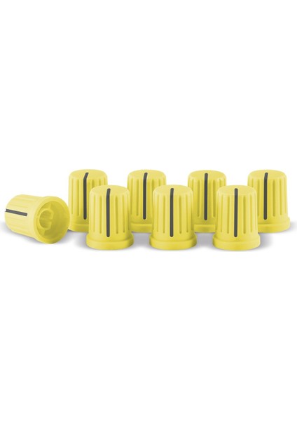 Knob Cap Set Yellow (Set Of 8)