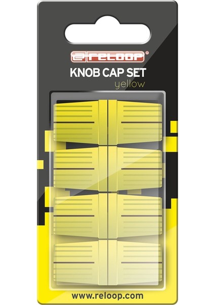 Knob Cap Set Yellow (Set Of 8)