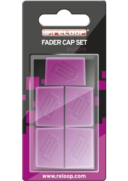 Fader Cap Set Purple (Set Of 5)