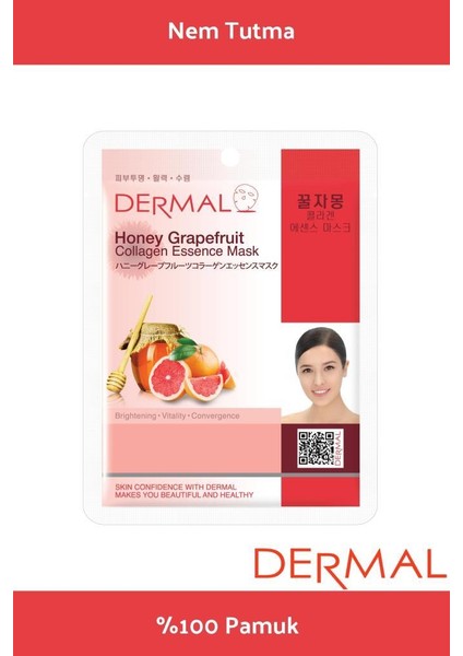 Aydınlatıcı ve Canlandırıcı Bal Greyfurt Kolajen Özlü Maske 23 gr