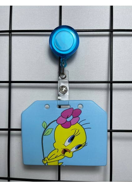 Tweety Mavi Yaka Kart Kılıfı