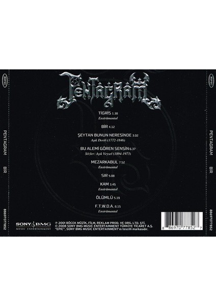 Pentagram ‎– Bir CD fiyatları