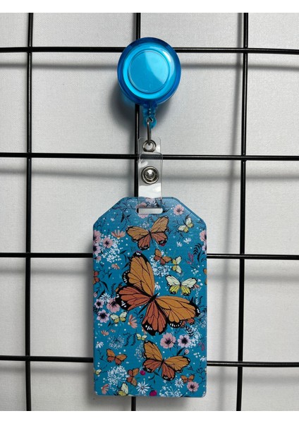 Kelebekler Yaka Kart Kılıfı