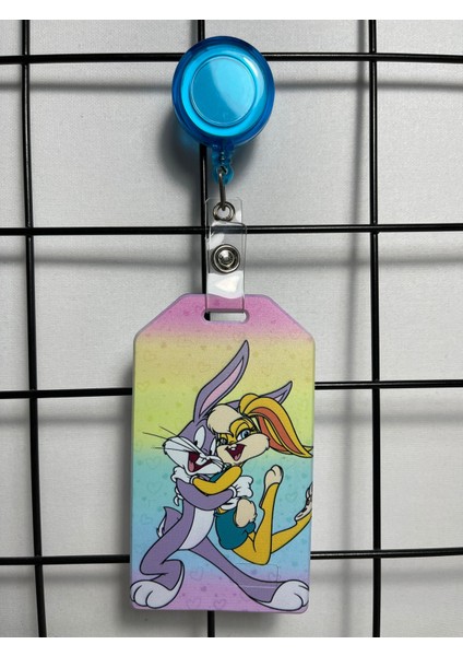 Bugs Bunny ve Sevgilisi Yaka Kart Kılıfı
