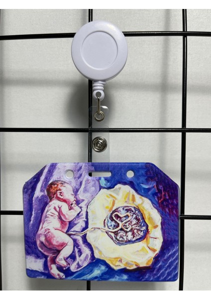 Yeni Doğan Bebek Yan Yaka Kart Kılıfı