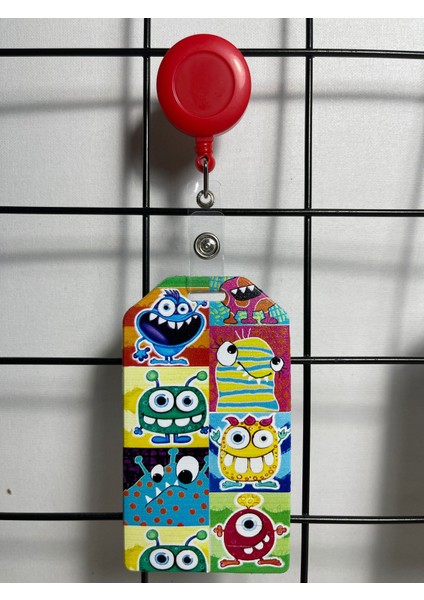 Mikroplar Dik Yaka Kart Kılıfı