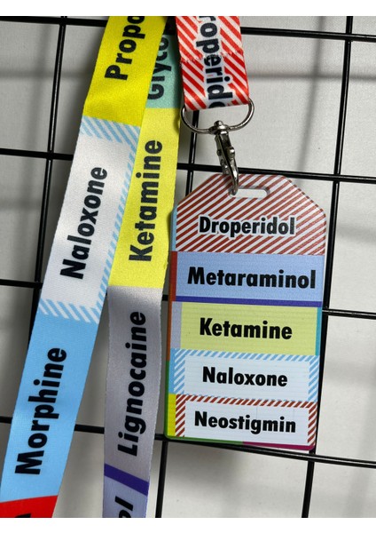 Anestezi Boyun Askısı ve Yaka Kart Kılıfı