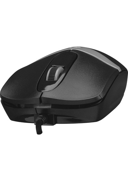 SM-220 USB 1200DPI 3D Optik Kablolu Mouse Siyah-Gri