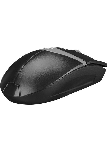 SM-220 USB 1200DPI 3D Optik Kablolu Mouse Siyah-Gri