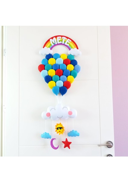 Mete Isimli Balonlar Bedek Odası Kapı Süsü fiyatları