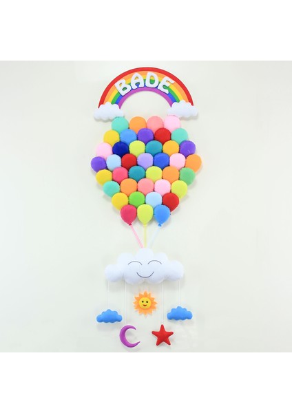 Bade Isimli Balonlar Bedek Odası Kapı Süsü