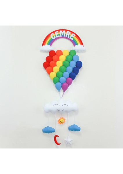 Cemre Isimli Balonlar Bedek Odası Kapı Süsü