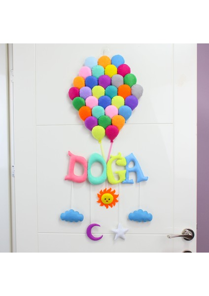 Doğa Isimli Balonlar Bedek Odası Kapı Süsü fiyatları