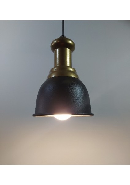 Retro Tekli Metal Sarkıt Avize Şapka Çapı: 14CM
