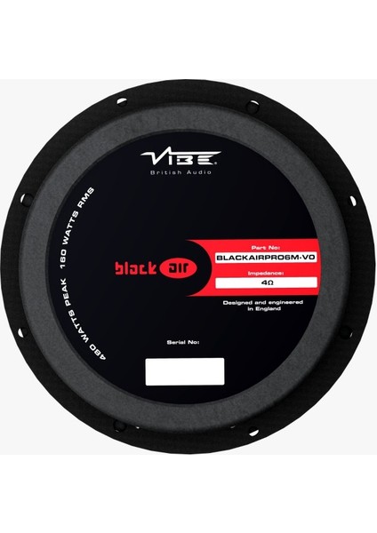 Vıbe - BLACKAIRPRO6M-V0 16CM Midrange Hoparlör