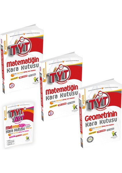 TYT Matematik ve Geometrinin Kara Kutusu Konu Özetli Dijital Çözümlü Sor Bankası Altın Paket Seti