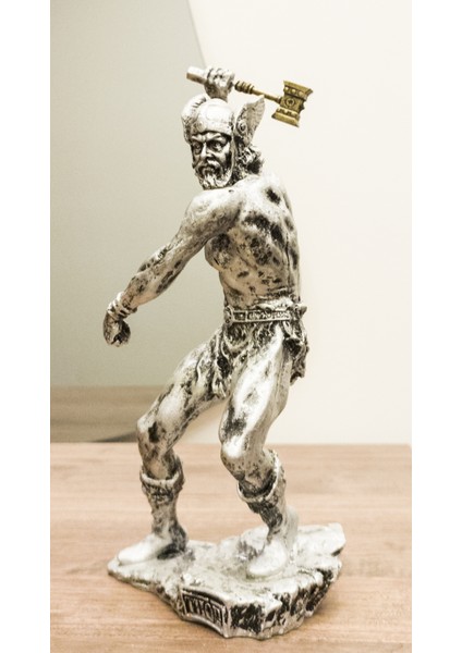 Antioch Artdesign Thor Biblo 27 cm Tasarım Mitolojik Heykel Ev Dekor Hediyelik Eşya modelleri