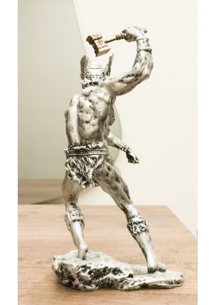 Antioch Artdesign Thor Biblo 27 cm Tasarım Mitolojik Heykel Ev Dekor Hediyelik Eşya fırsatları
