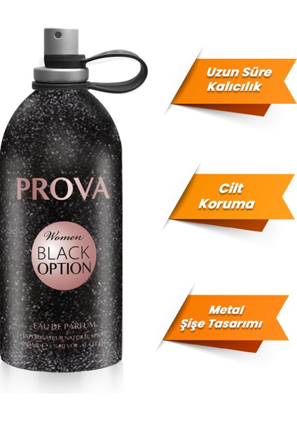 Black Option Edp Kadın Parfüm 2 x 100 ml