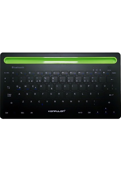 V4 5.0 Standlı Türkçe Q Bluetooth Klavye